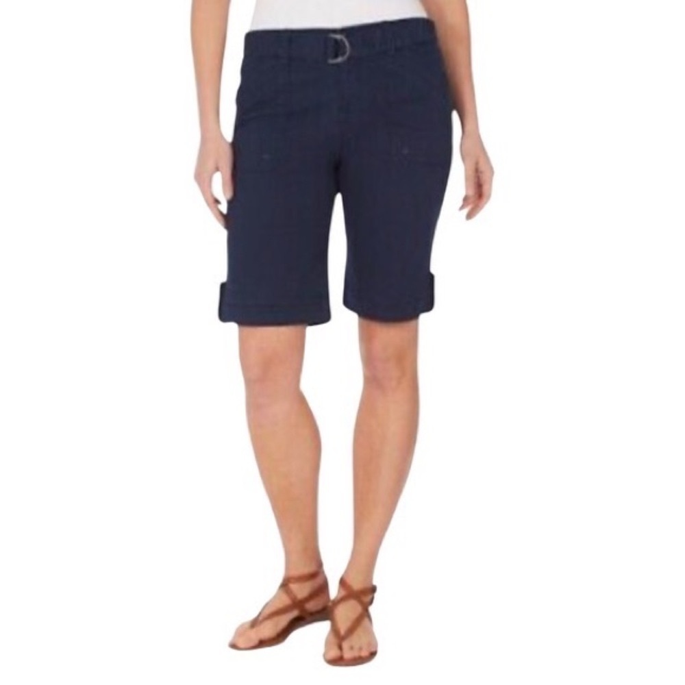 Size 10 NEW w/tags! Gloria Vanderbilt Shorts Sierra Midnight Affair Navy